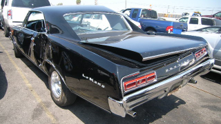 Illustration for article titled 1967 Pontiac LeMans that was victim of brutal Lexus attack turns up at auction